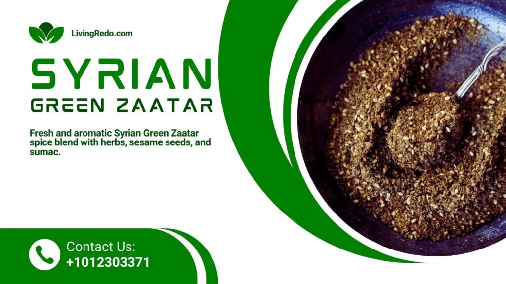 syrian green zaatar