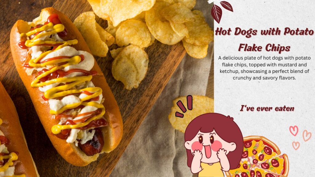 Hot Dogs with Potato Flake Chips