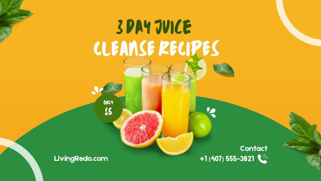 3 day juice cleanse recipes
